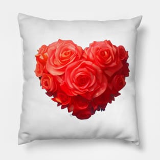 Heart Full OF Roses (Valentines Special) Pillow