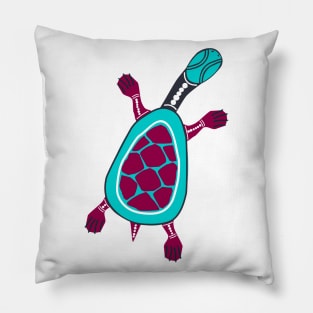 Aboriginal Art - Turtle New 2 Pillow