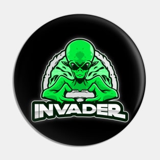 Alien invader Pin