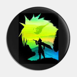 Cloud strife shadow Pin