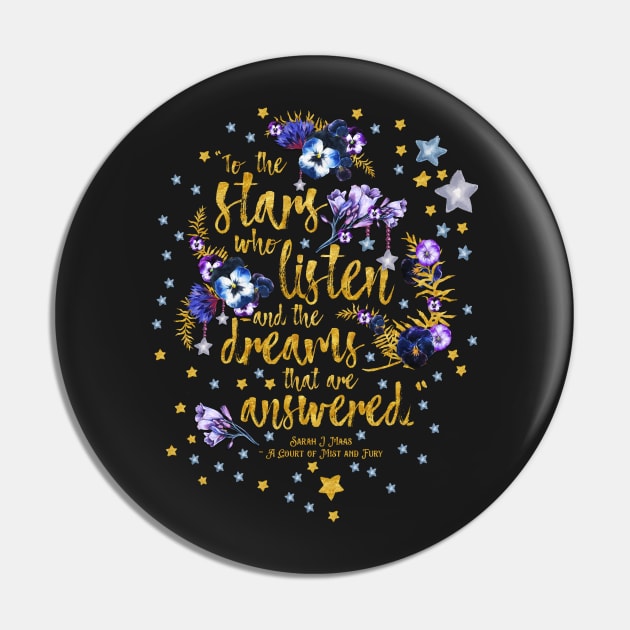 ACOMAF - To The Stars Pin by eviebookish