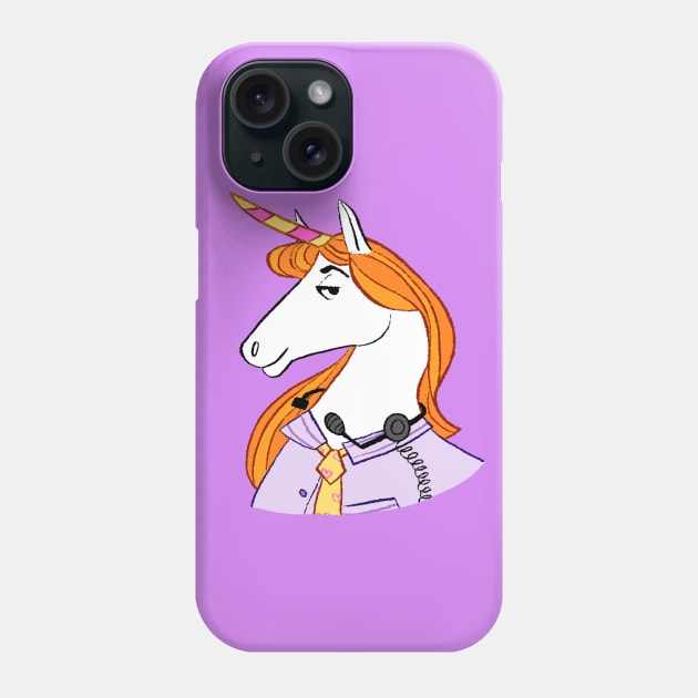 Unicorn Tech Support Phone Case by doodledate