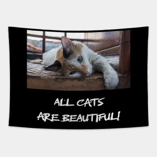 all cats are beautiful Tapestry