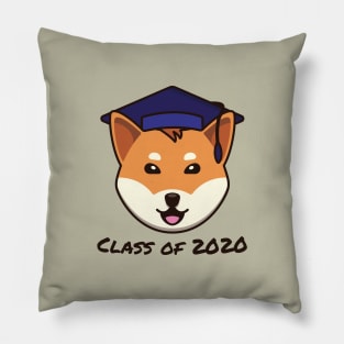 Cute graduated Shiba Inu | Class of 2020 Pillow