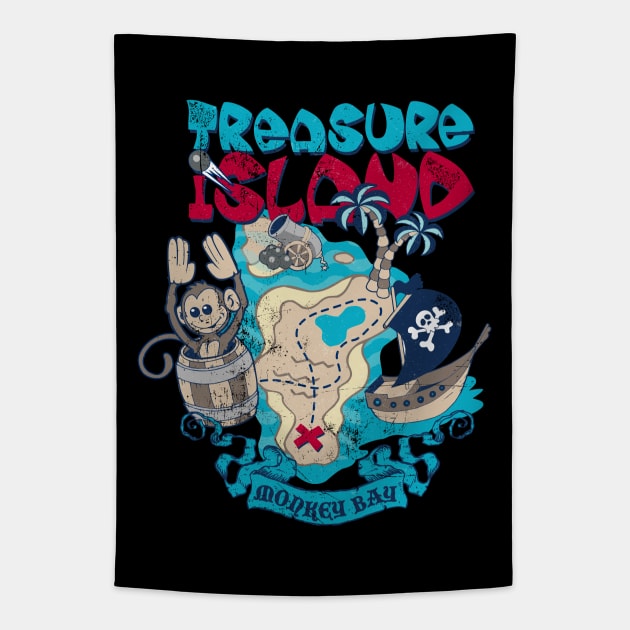 Treasure island Tapestry by Buy Custom Things