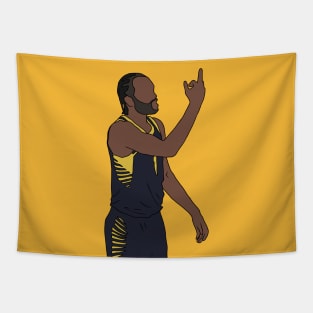 TJ Warren Middle Finger Tapestry