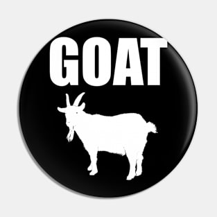 Greates of all time GOAT Pin