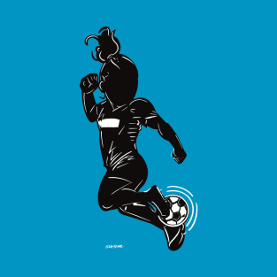 Footballer Silhouette 5 T-Shirt