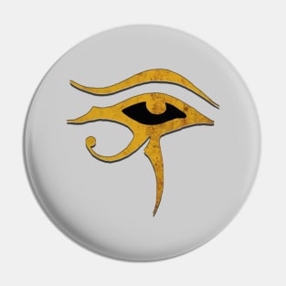 Eye of Ra All Seeing Eye in Rustic Gold Pin