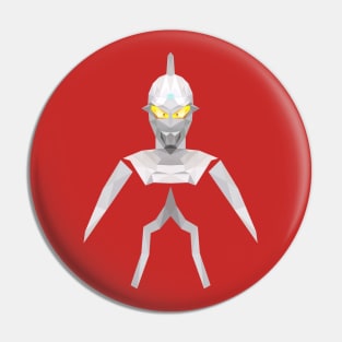 UltraSeven (Low Poly Style) Pin