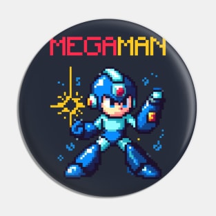 8bit mega man Pin