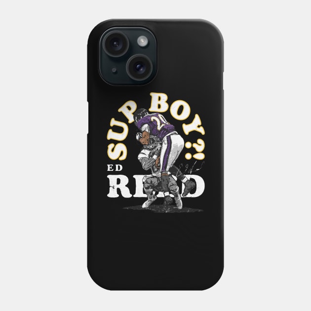 Ed Reed Baltimore Sup Boy Phone Case by MASTER_SHAOLIN