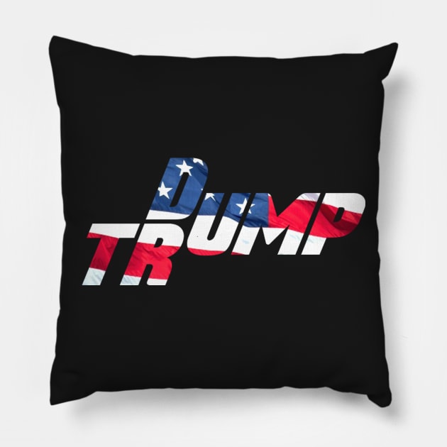 Dump Trump Pillow by JeremyBux