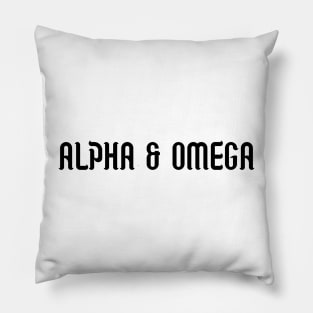 Alpha & Omega Pillow