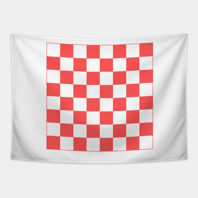 Checkered Pattern | Chessboard Pattern Tapestry by OverNinthCloud