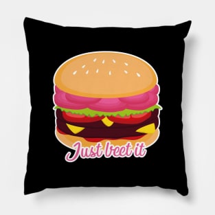 Just Beet It Pillow