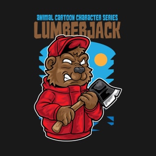 Lumberjack Cartoon T-Shirt