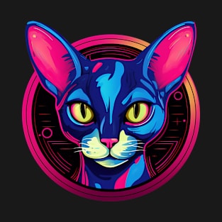 Devon Rex Cat Cosmic Astronaut Galaxy Space Cats T-Shirt