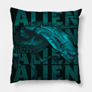 aliens 1986 vintage. 80s sci fi Pillow