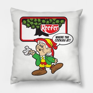 Reefer Cookies - Ernie The Stoned Elf Pillow