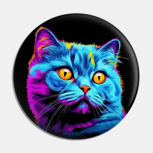 Scottish Fold Cat Pin