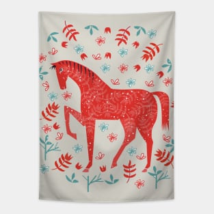 Red Horse Tapestry