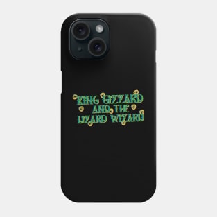 King Gizzard And The Lizard Wizard // Typography Fan Art Phone Case