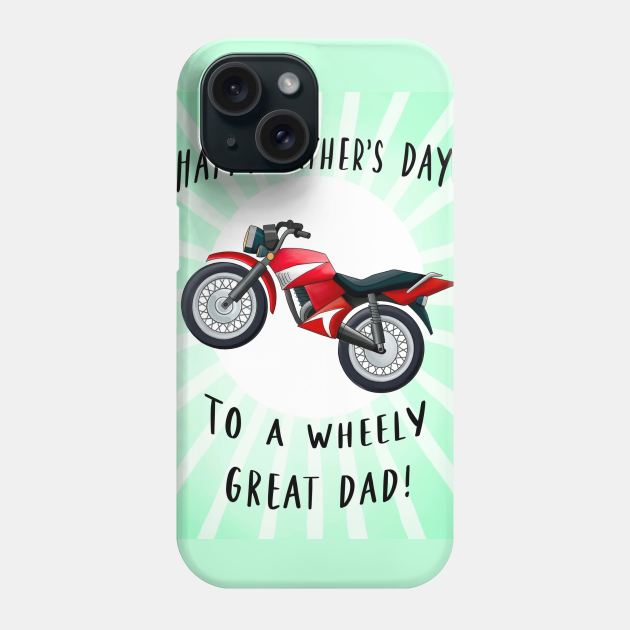 WHEELY GREAT DAD Phone Case by Poppy and Mabel