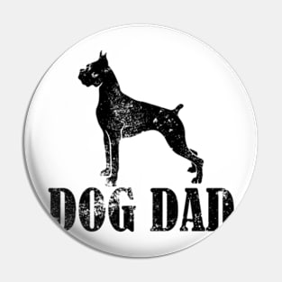 Boxer Dog Dad Pin