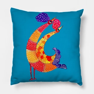 Peacock Bird Pillow