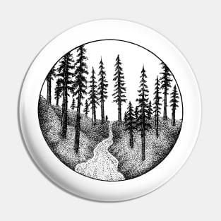 Geometric woods Pin