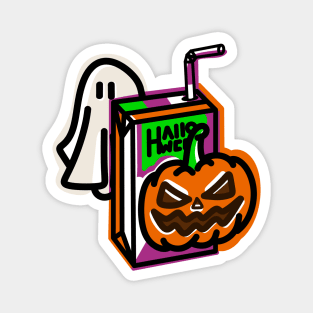 Pumpkin Spice Halloween Magnet