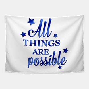 All Things Are Possible | Matthew 19:23 | Bible Verse Tapestry