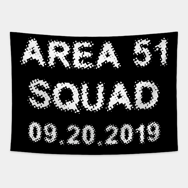 Stormed Area 51 Squad Aliens Tapestry by lisalizarb