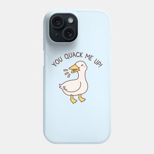 Cute Quacking Duck You Quack Me Up Phone Case