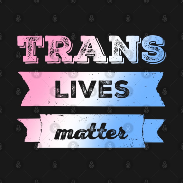 Trans Lives Matter (ribbon) by euheincaio