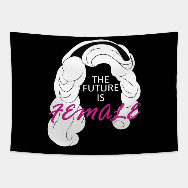 The future is female Tapestry by teestaan