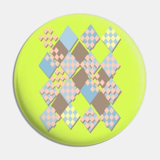 Gothic Harlequin Medieval Shuffle Pin