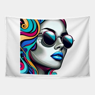 Volto Donna Trendy 8 | Trendy Woman Face 8 | Color Tapestry