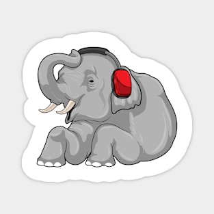 Elephant Music Headphone Magnet