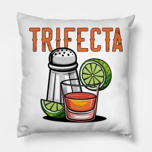 TRIFECTA - TEQUILA, SALT AND LIME Pillow