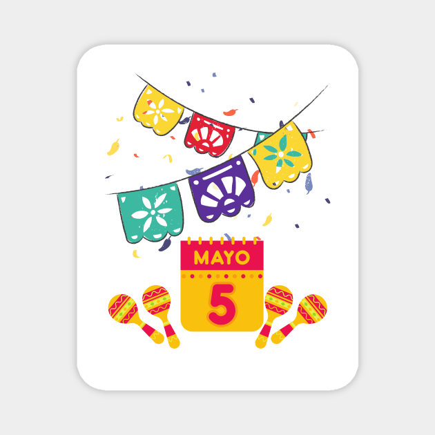 Happy Cinco De Mayo Magnet by Seasonal Besties