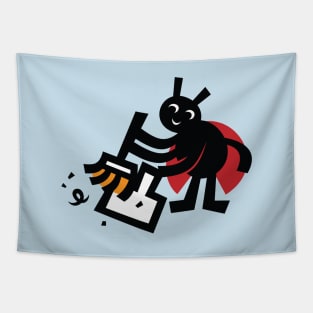 Dustpan Bug Tapestry