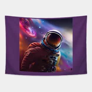 astronaut artwork is Flying Tapestry