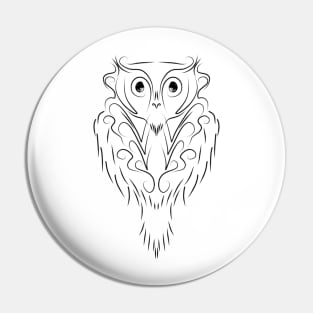 Crest of the Owl Pin