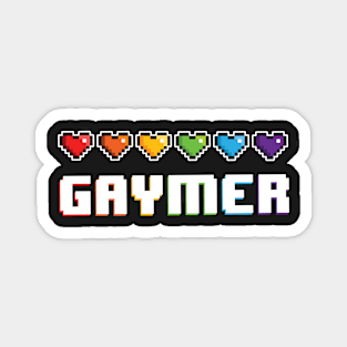 Gaymer the Gay Retro Games T-shirt Magnet