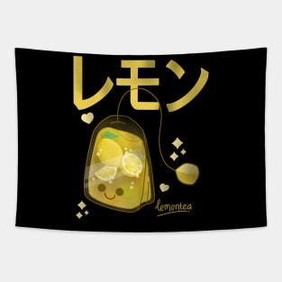 Kawaii Lemon Tea Bag Tapestry