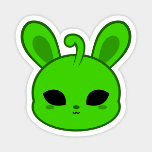 Cute Alien Bunny Magnet