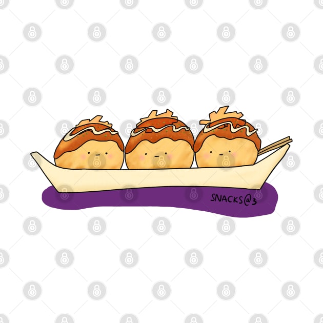 The Takoyaki Triplets by Snacks At 3