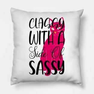 Classy With A Side Of Sassy Tee! Pillow
